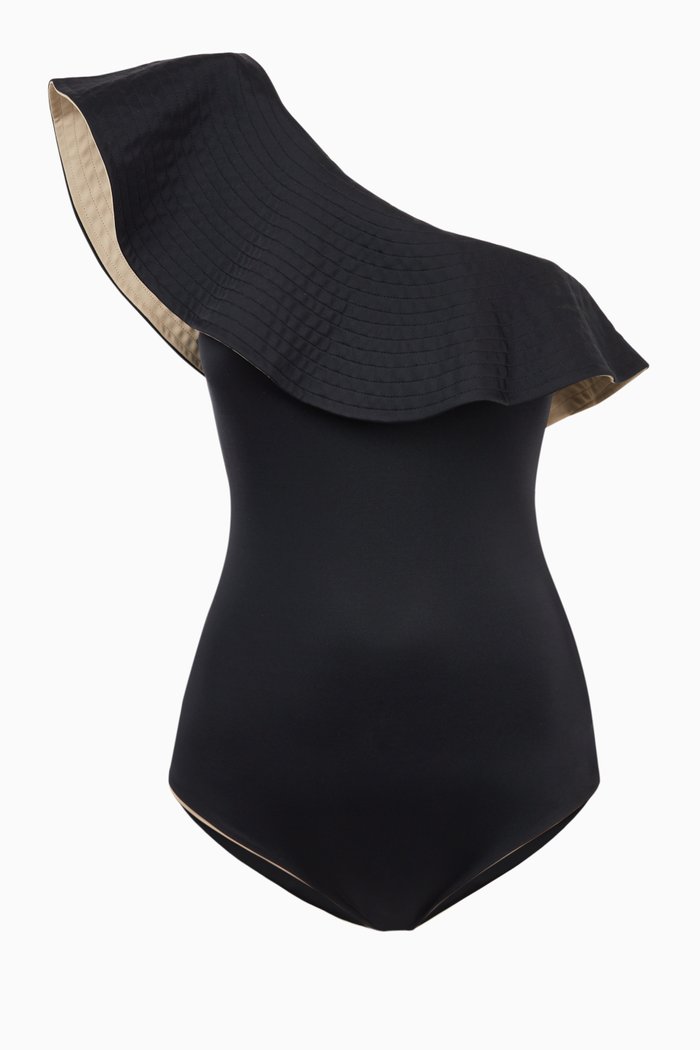

Tucan Reversible One Piece Swimsuit, Black