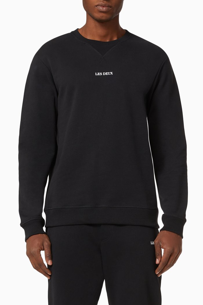 

Lens Sweatshirt in Cotton Jersey, Black