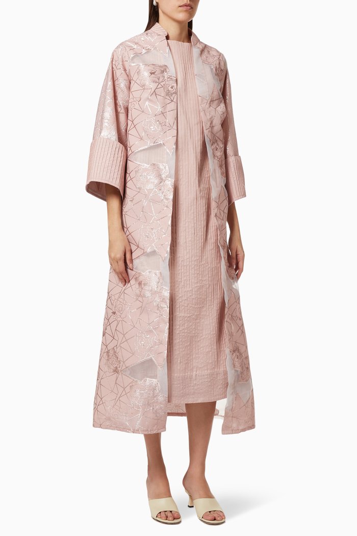 

Shimmer Dress & Jacket Set, Pink