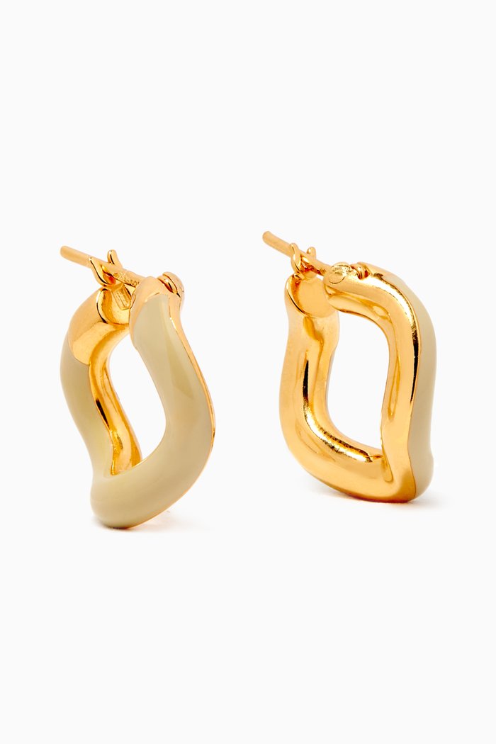 

Colours Wave Earrings in 18kt Vermeil, Yellow