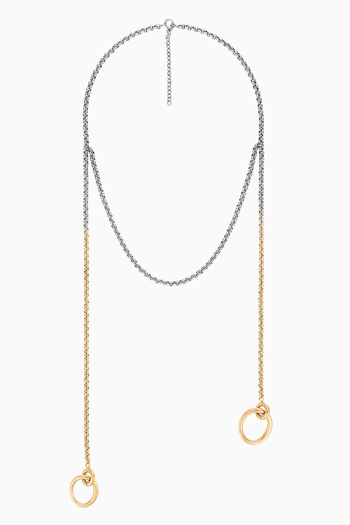 

Mini Symi Necklace in 18kt Vermeil & Rhodium, Yellow