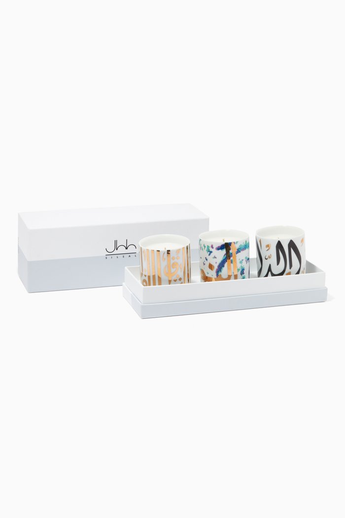 

Diwani My Mother Mirage Candle, Set of 3, Multicolour