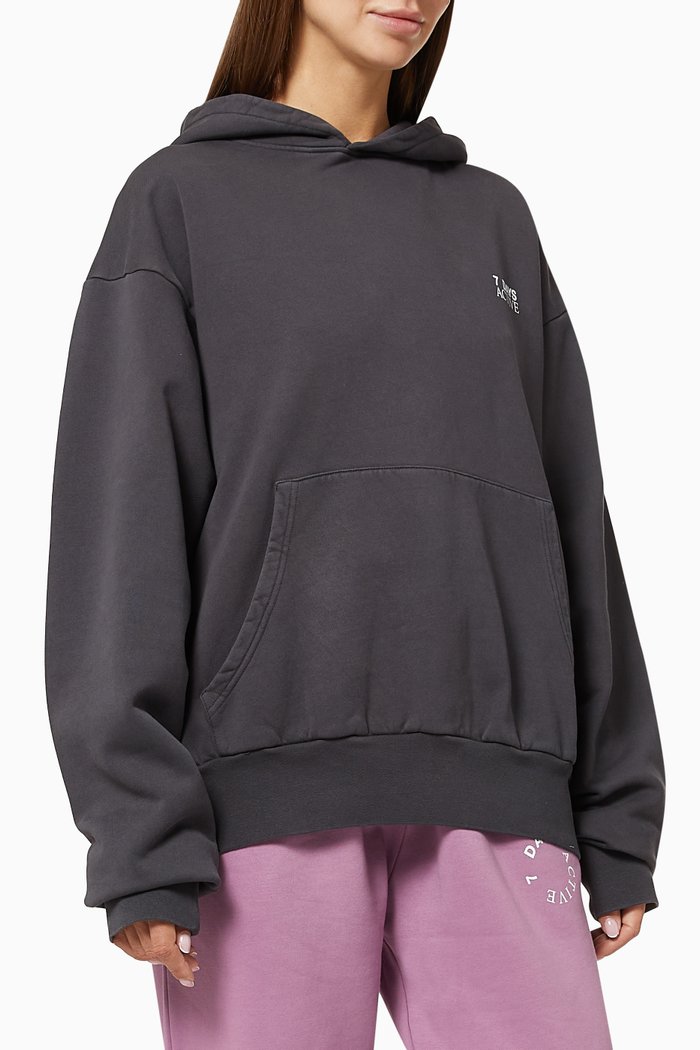 

Vintage Hoodie in Organic Cotton, Grey