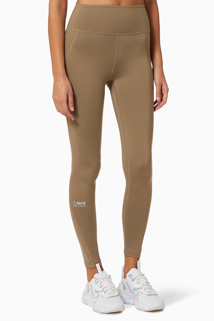 

TKO Logo Tights, Brown
