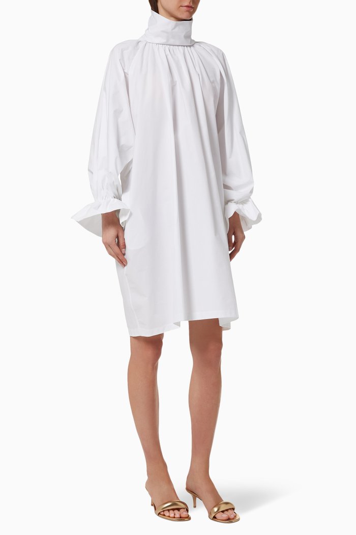 

Miranda Cotton Poplin Dress, White