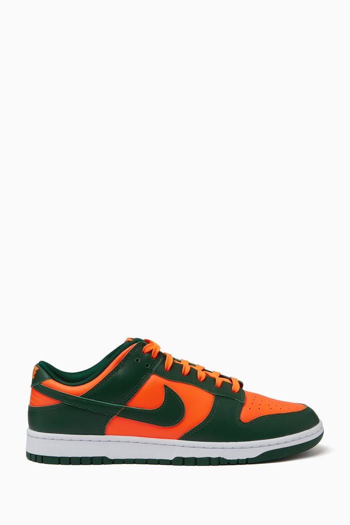 

Dunk Low Sneakers in Leather, Multicolour