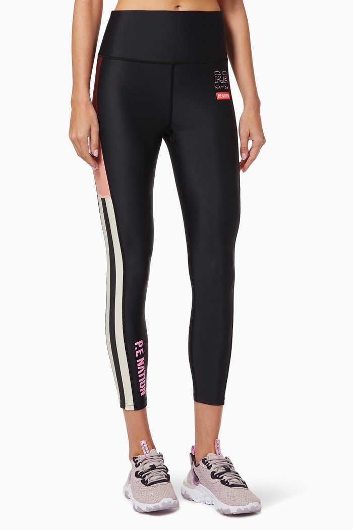 

Bardown Leggings in Recycled Nylon, Black