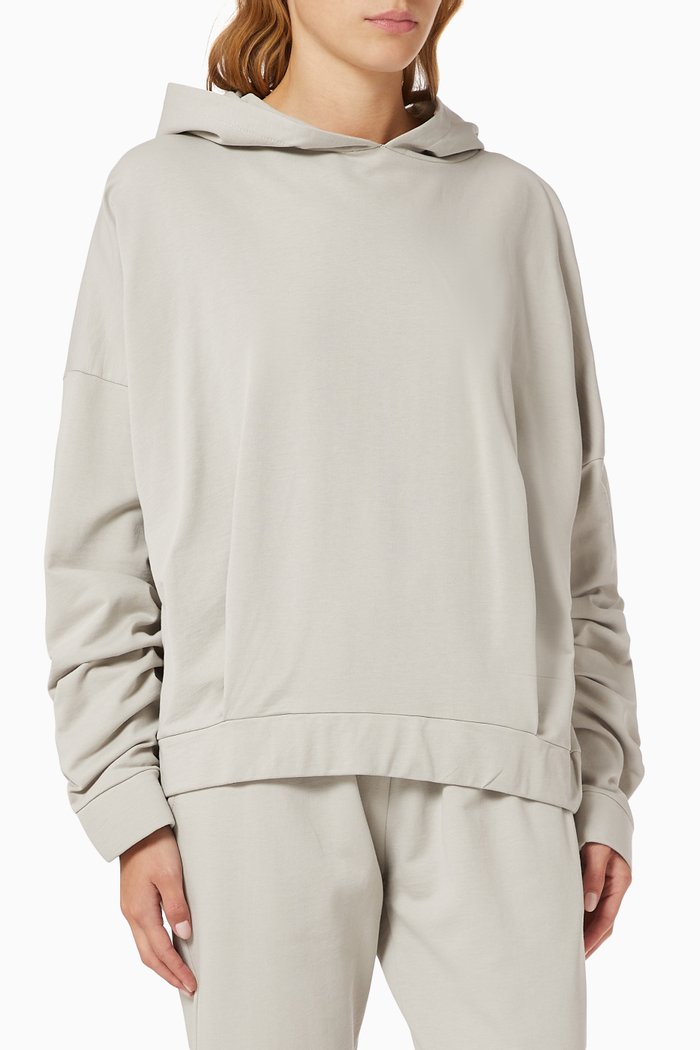 

Carol Jersey Hooded Sweatshirt, Grey