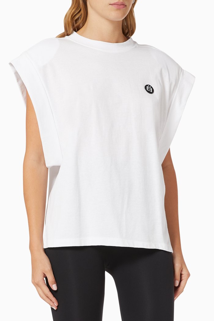 

June Muscle Tank Top, White
