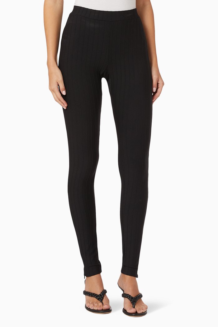 

Bani Ribbed Leggings, Black