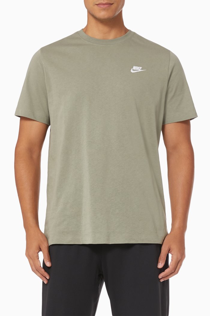 

Sportswear Club T-shirt in Cotton, Grey