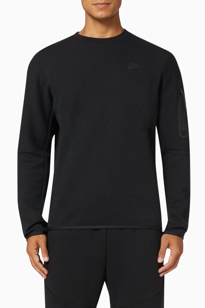 

Sportswear Sweatshirt in Tech Fleece, Black