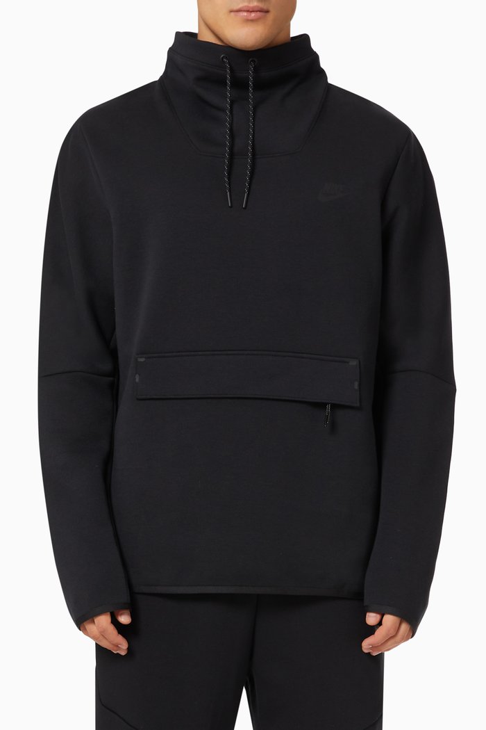 

Sportswear Tech Fleece Top in Cotton, Black