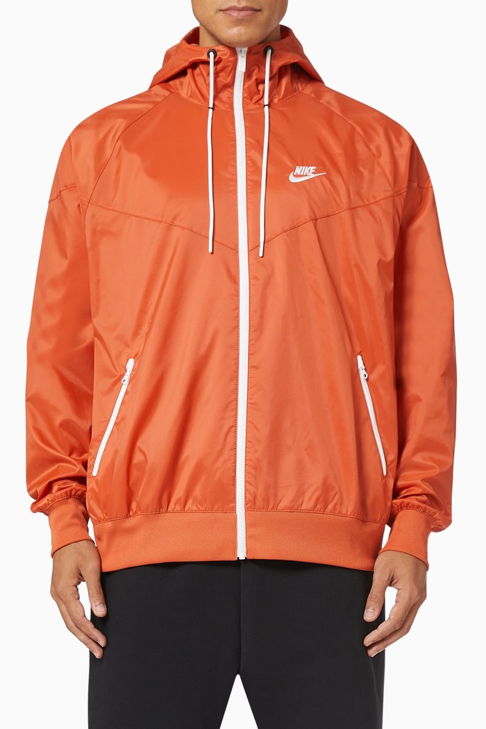 

Sportswear Windrunner Hooded Jacket in Recycled Polyester, Orange