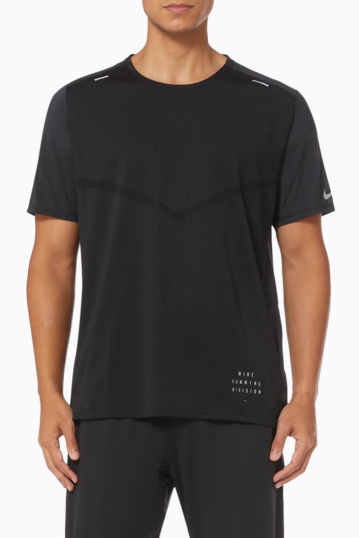 

Nike Run Division Rise 365 T-shirt, Black