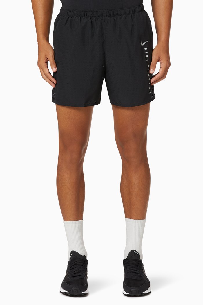 

Run Division 5 inch Shorts, Black