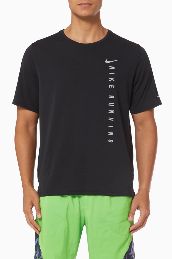 

Miler Run Division T-shirt, Black