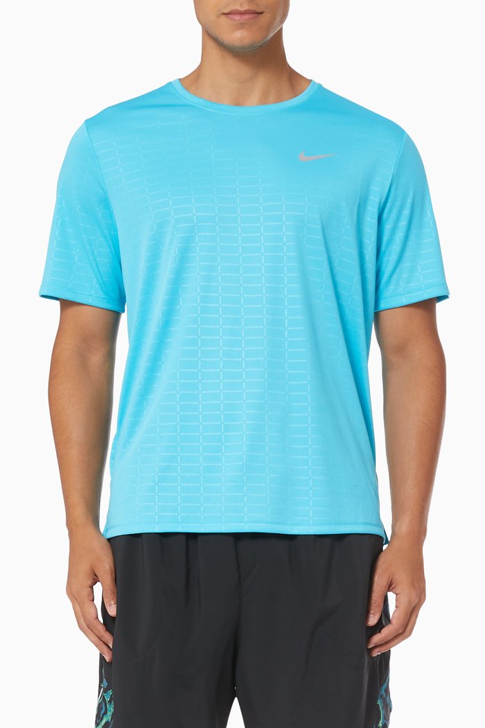 

Miler Run Division Emboss T-shirt, Blue