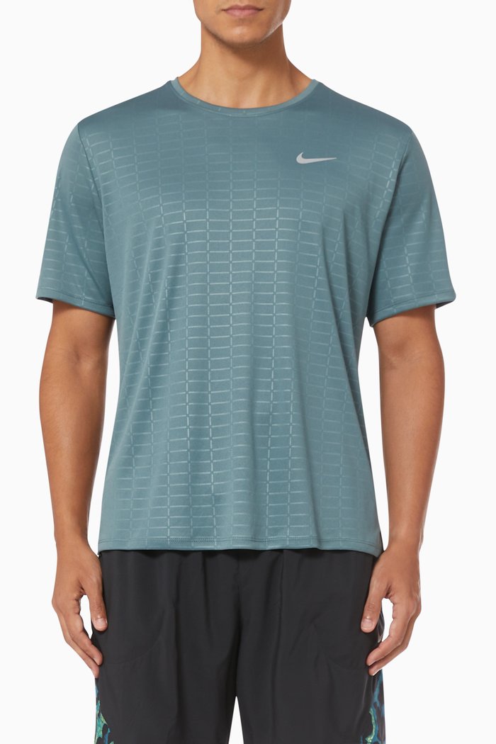 

Miler Run Division Emboss T-shirt, Grey