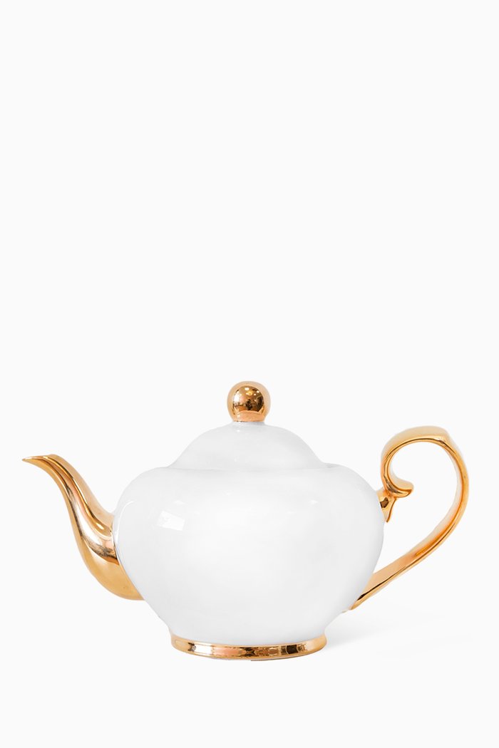 

Small Two-cup Teapot in New Bone China, White