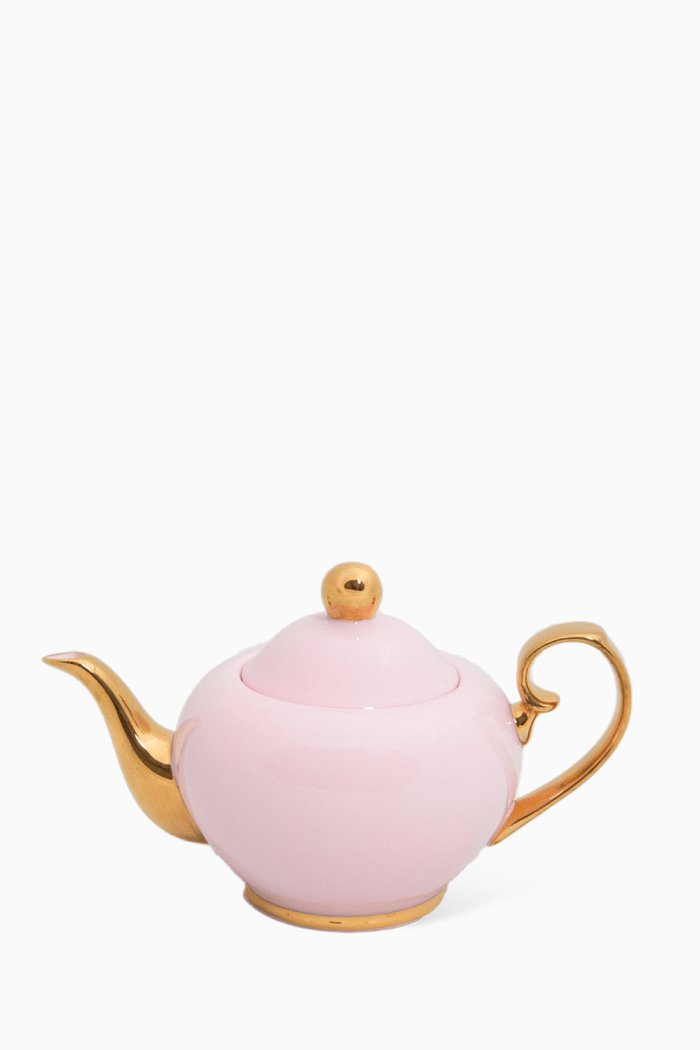 

Small Two-cup Teapot in New Bone China, Pink