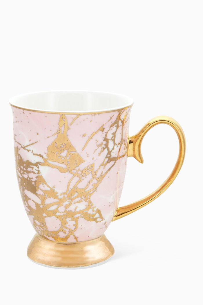 

Rose Quartz Mug in New Bone China, Pink
