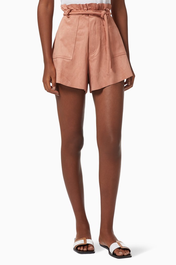 

Better Than Suede Snatched Shorts, Pink