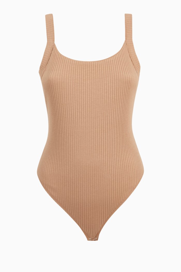 

Scoop Back Bodysuit, Neutral