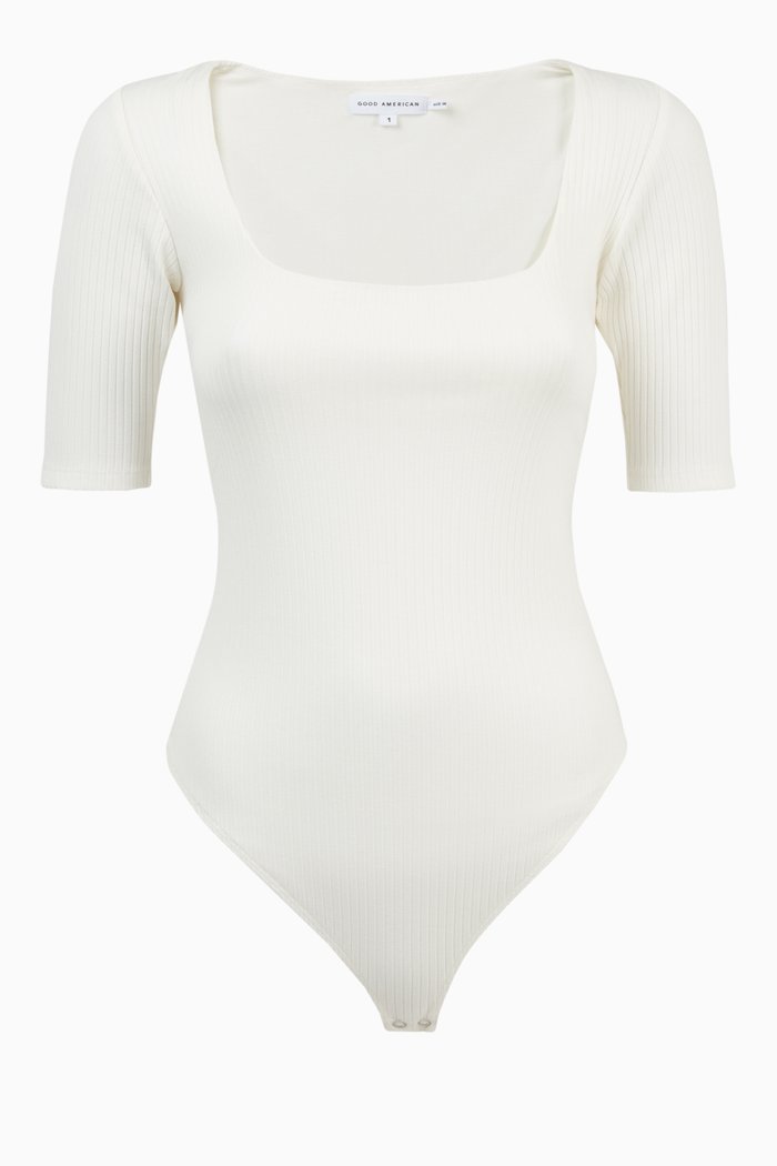 

Easy Ribbed Bodysuit, Neutral