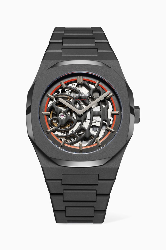 

Skeleton Mechanical Watch, 41.5mm, Grey