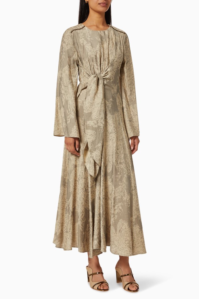 

Lace Embroidered Dress, Neutral