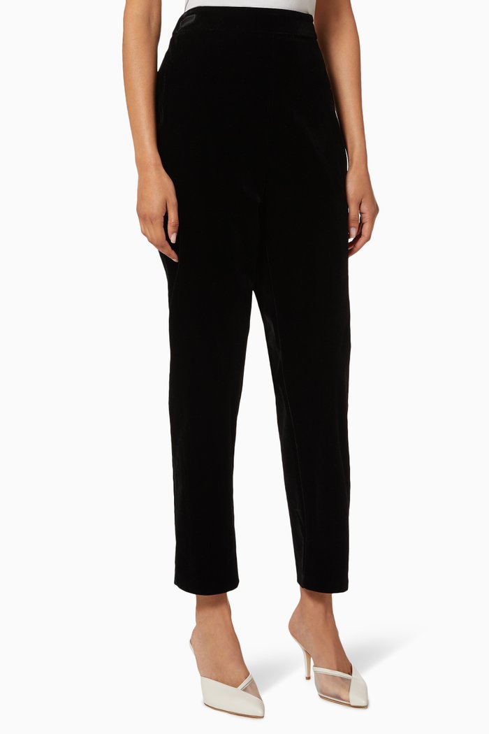 

Straight Fit Pants, Black