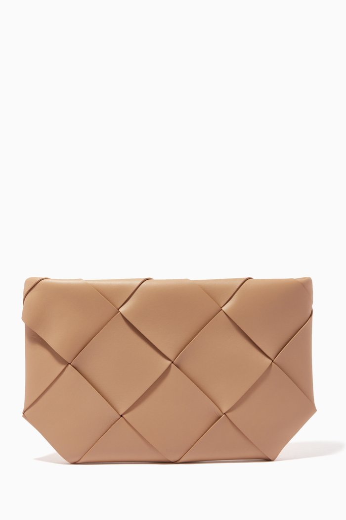 

Pouch in Intreccio Nappa, Neutral