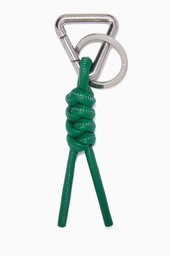 

Key Ring in Nappa, Green
