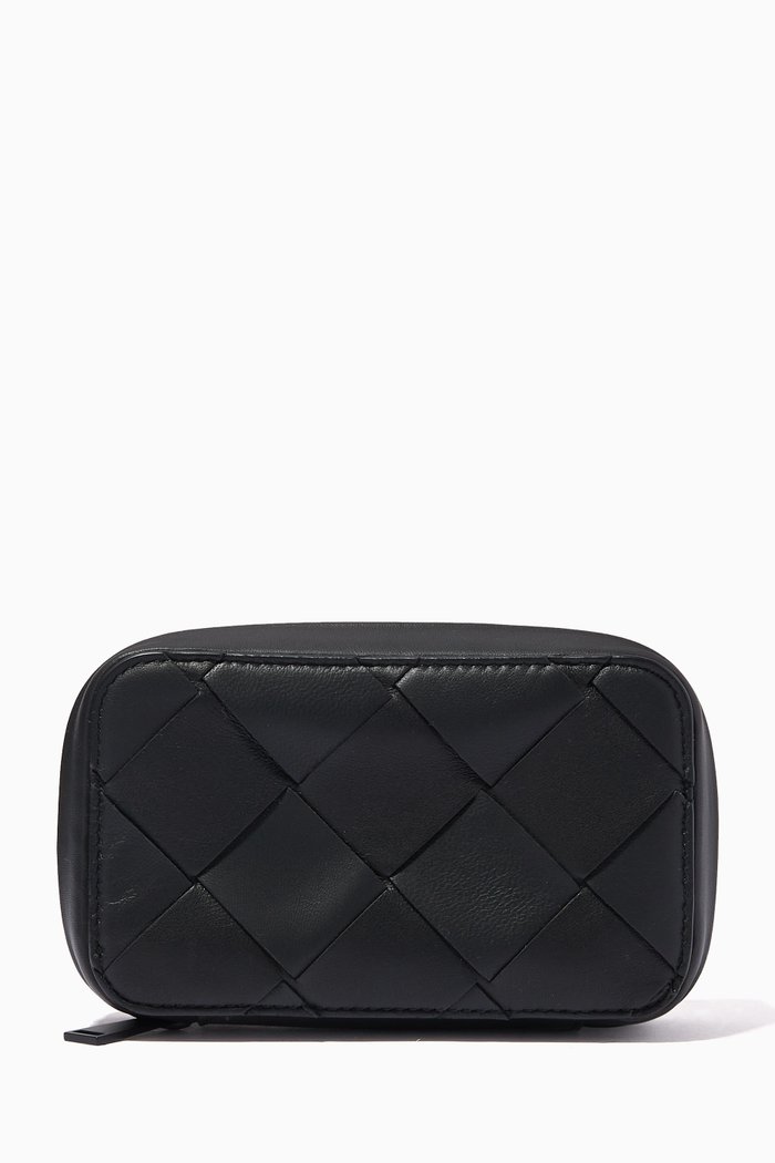 

Travel Case in Intrecciato Nappa, Black
