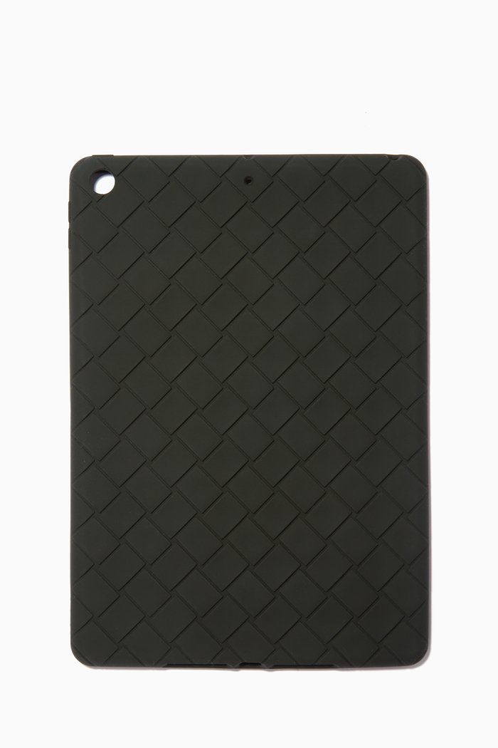 

iPad 10.2" Case in Intrecciato Rubber, Green