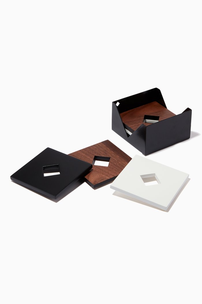 Nuqat Coasters, Set of 6, Multicolour