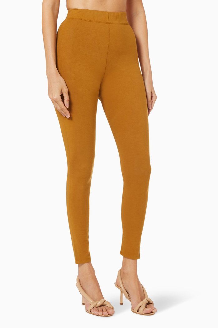 

Essential Leggings in Cotton, Metallic
