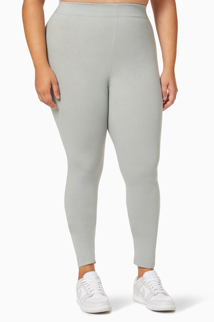 

Essential Leggings in Cotton, Grey