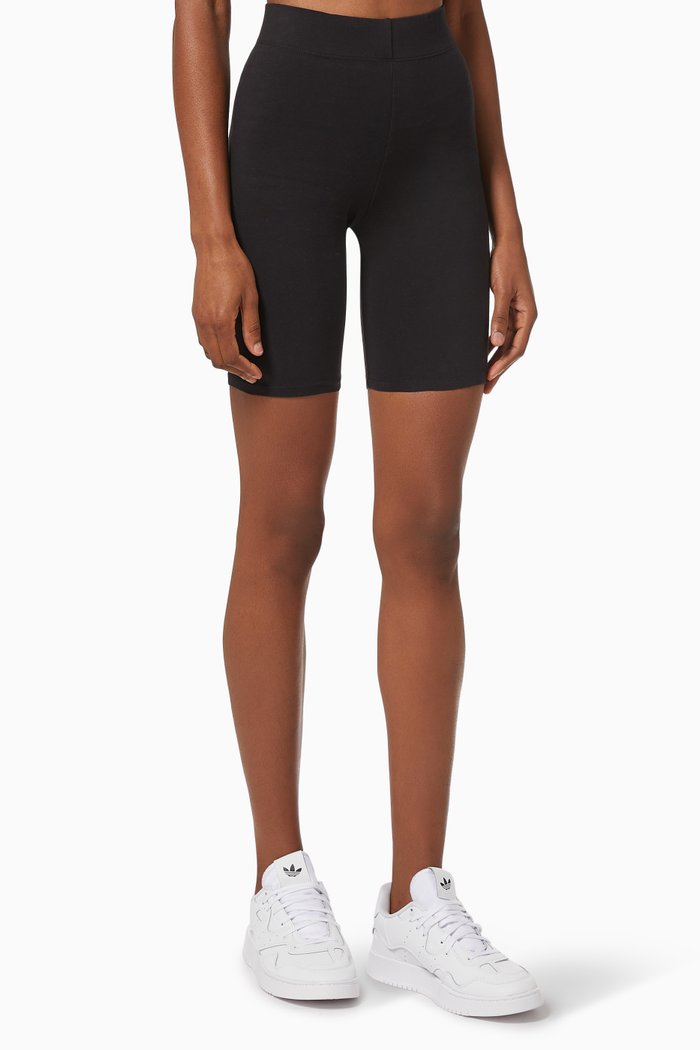 

Essential Bike Shorts in Cotton, Black