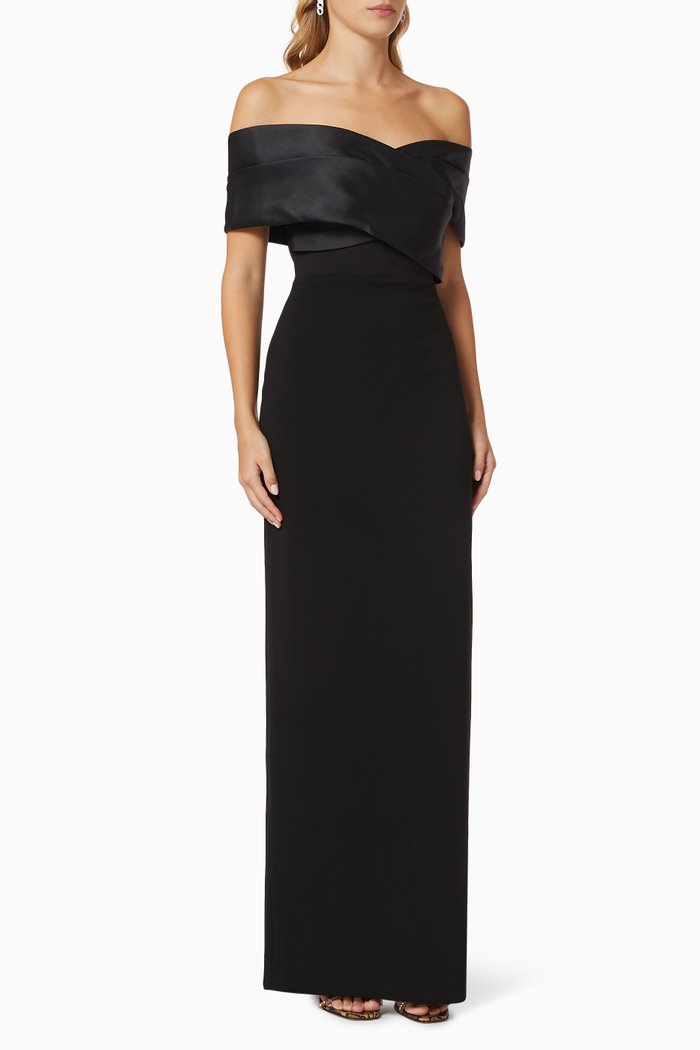 

Rhea Maxi Dress, Black