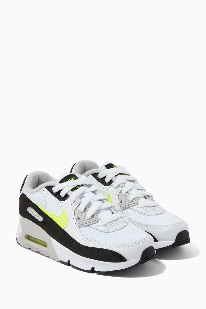 

Air Max 90 Sneakers in Leather, White
