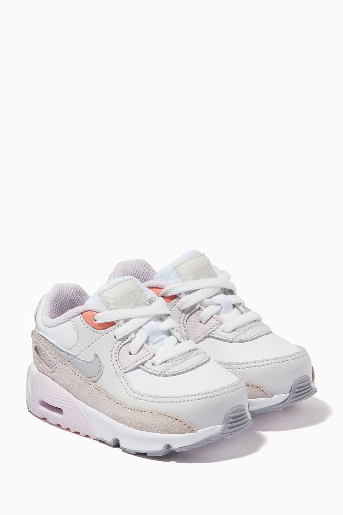 

Air Max 90 Sneakers in Leather, White