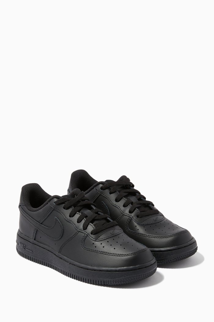 Force 1 LE Sneakers in Leather, White