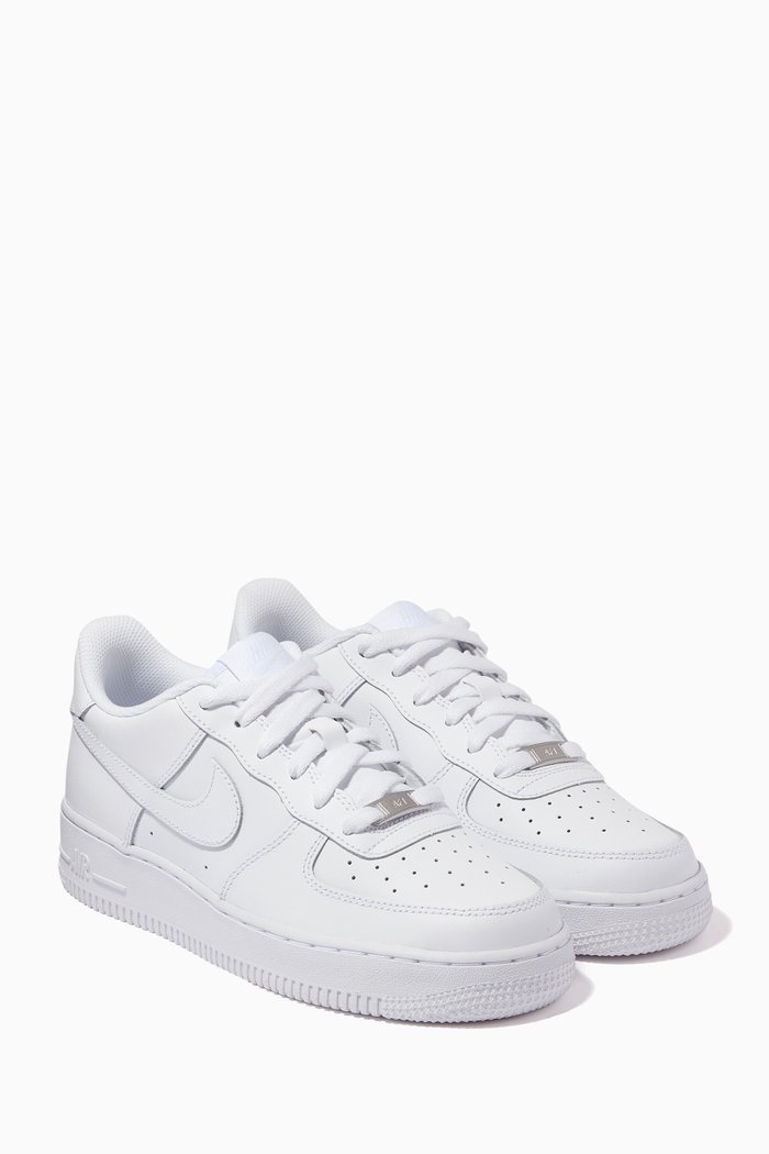 

Air Force 1 Mid Sneakers in Leather, White
