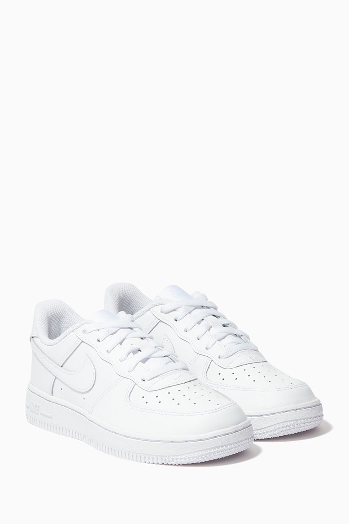 

Air Force 1 Mid Sneakers in Leather, White
