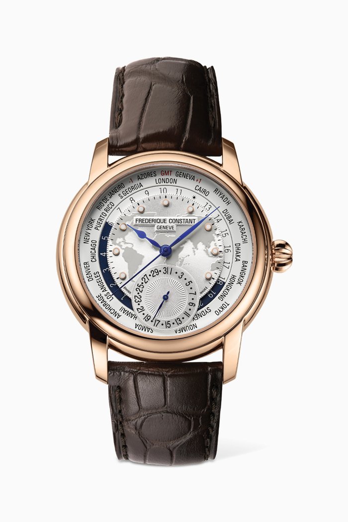 

Classic Worldtimer Automatic Watch, 42mm, Rose gold