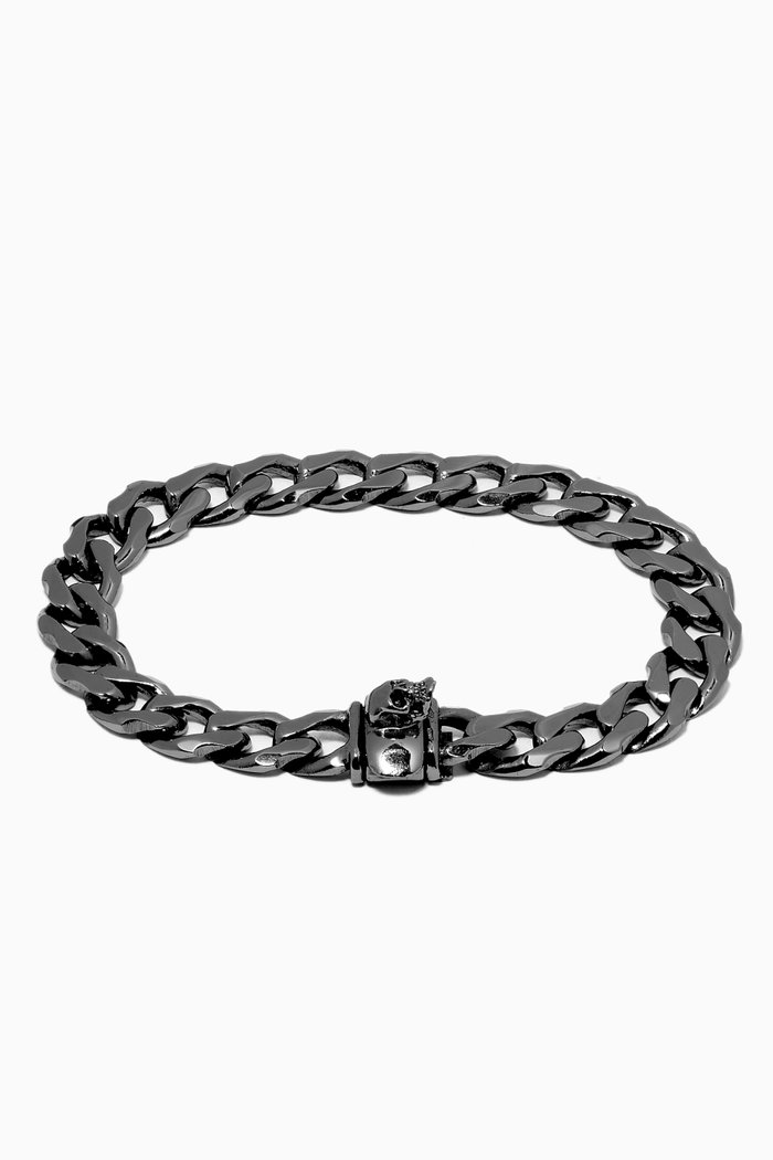 

Edge Cuban Chain Bracelet, Silver