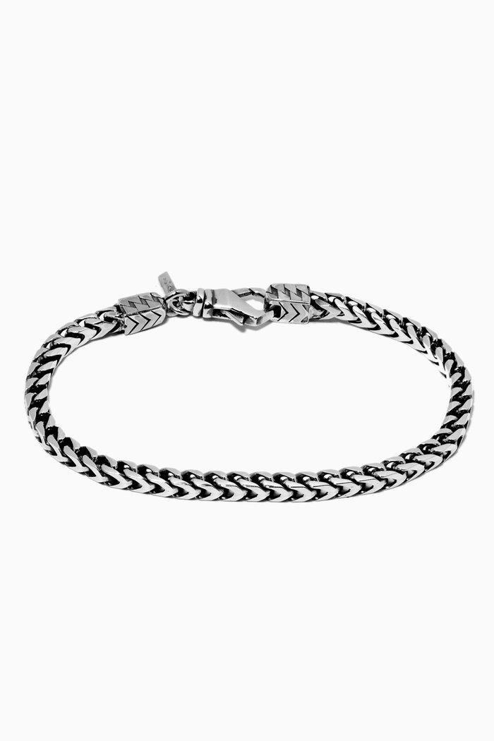 Box Chain Bracelet, Silver