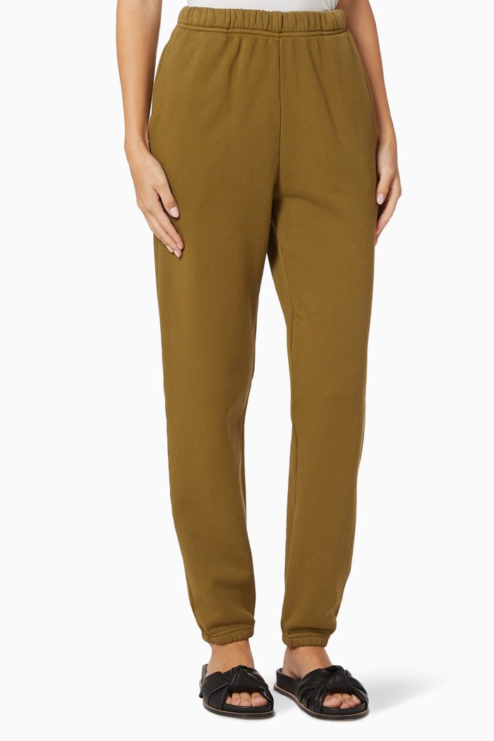 

Classic Jersey Sweatpants in Cotton, Brown